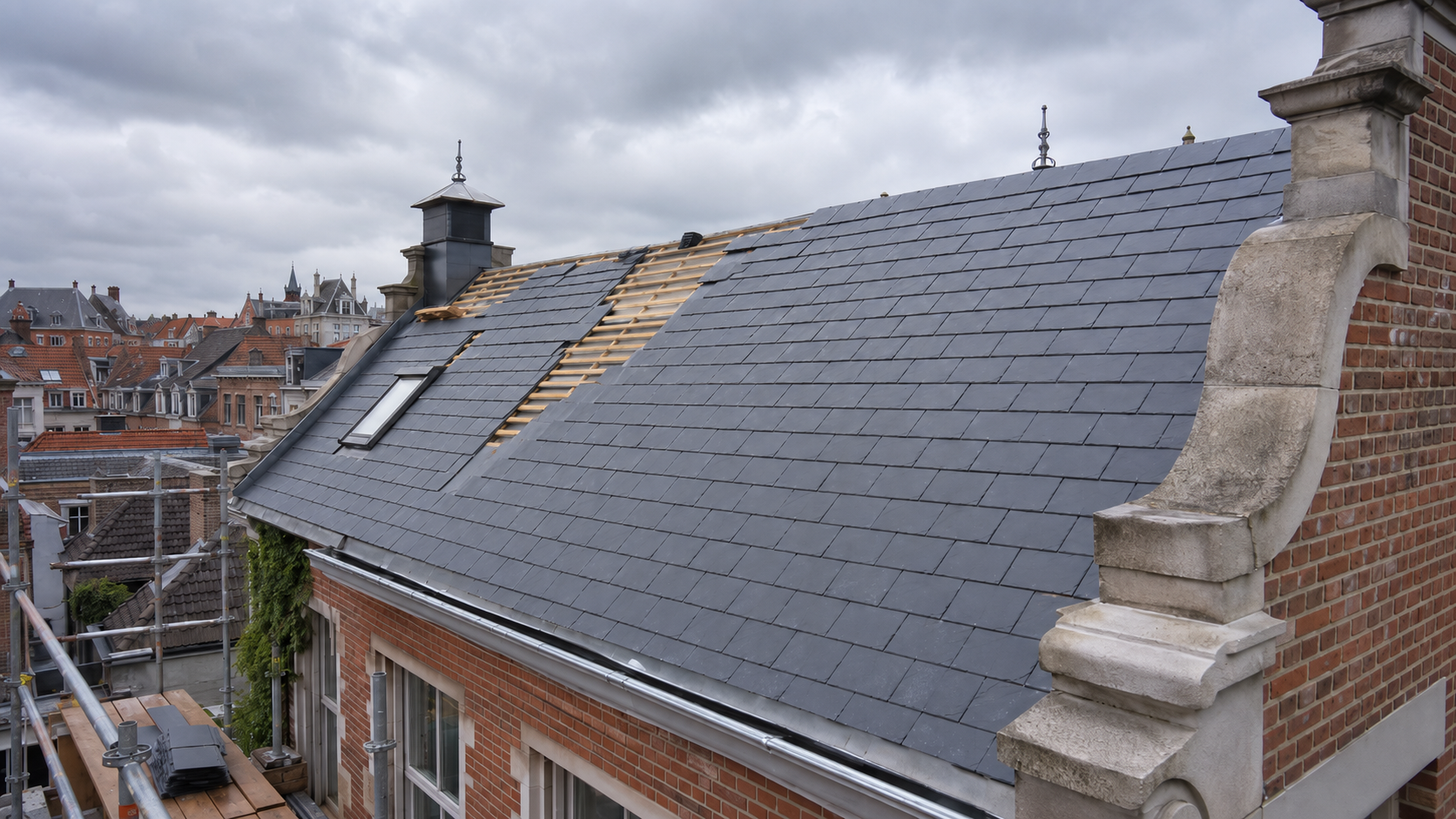 Toiture neuve ardoise Bruxelles